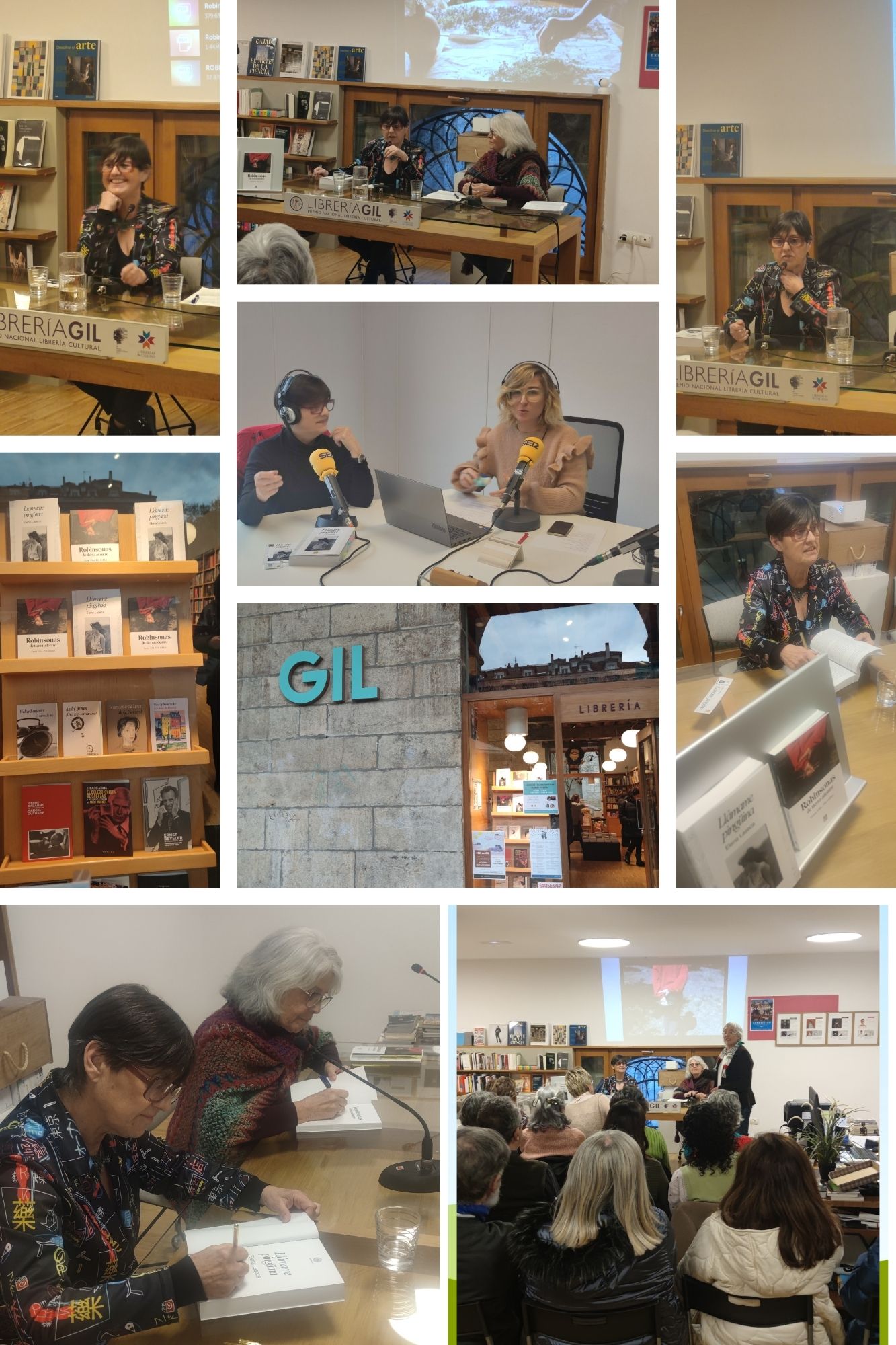 Collage presentación Santander